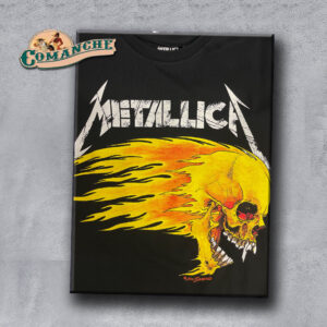Metallica - Pushead Flaming Skull